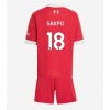 Liverpool Cody Gakpo #18 Hemmaställ Barn 2025-26 Korta ärmar (+ Korta byxor)